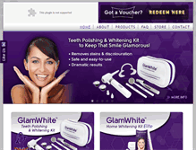 Tablet Screenshot of glamwhite.co.uk